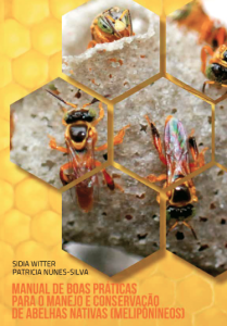 Capa Manual de Boas Práticas para o Manejo e conservaçao de abelhas nativas